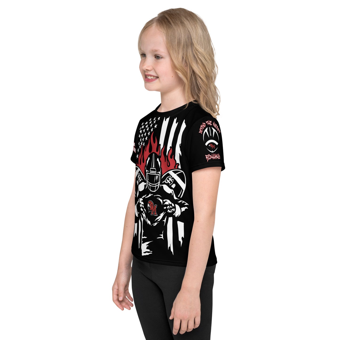 Redhawks Youth crew neck t-shirt