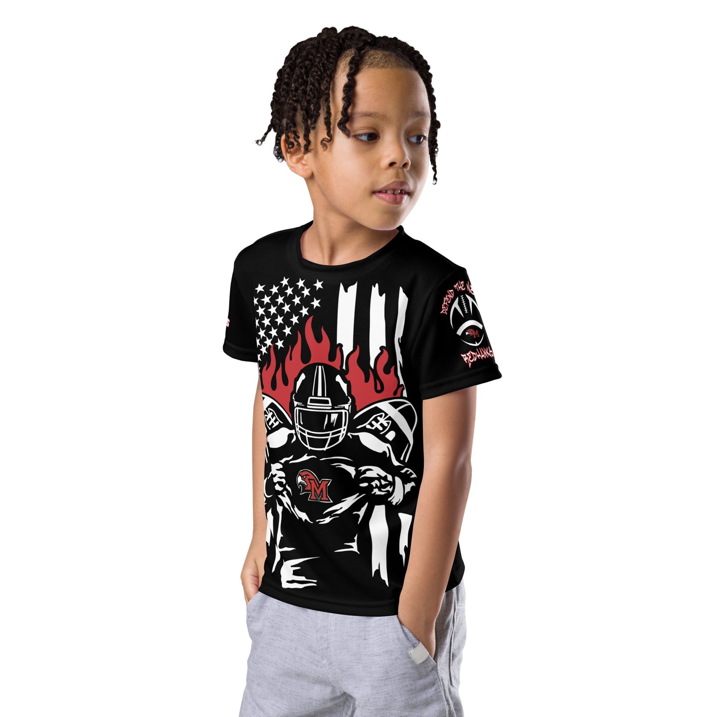 Redhawks Youth crew neck t-shirt