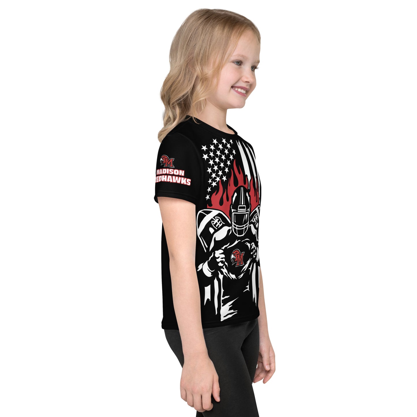 Redhawks Youth crew neck t-shirt