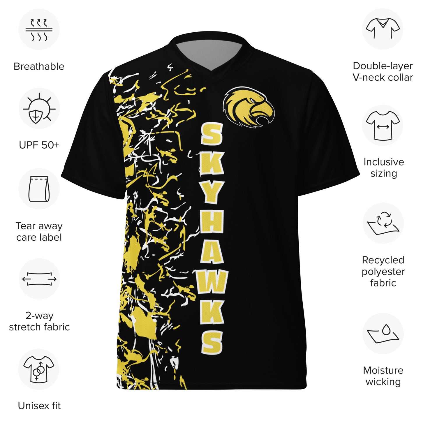 Skyhawks unisex sports jersey