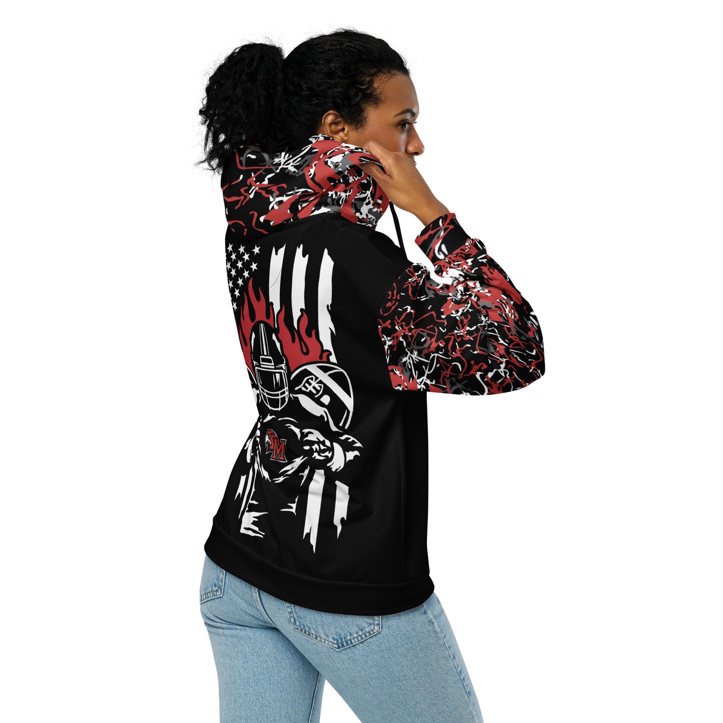 Redhawks Unisex zip hoodie