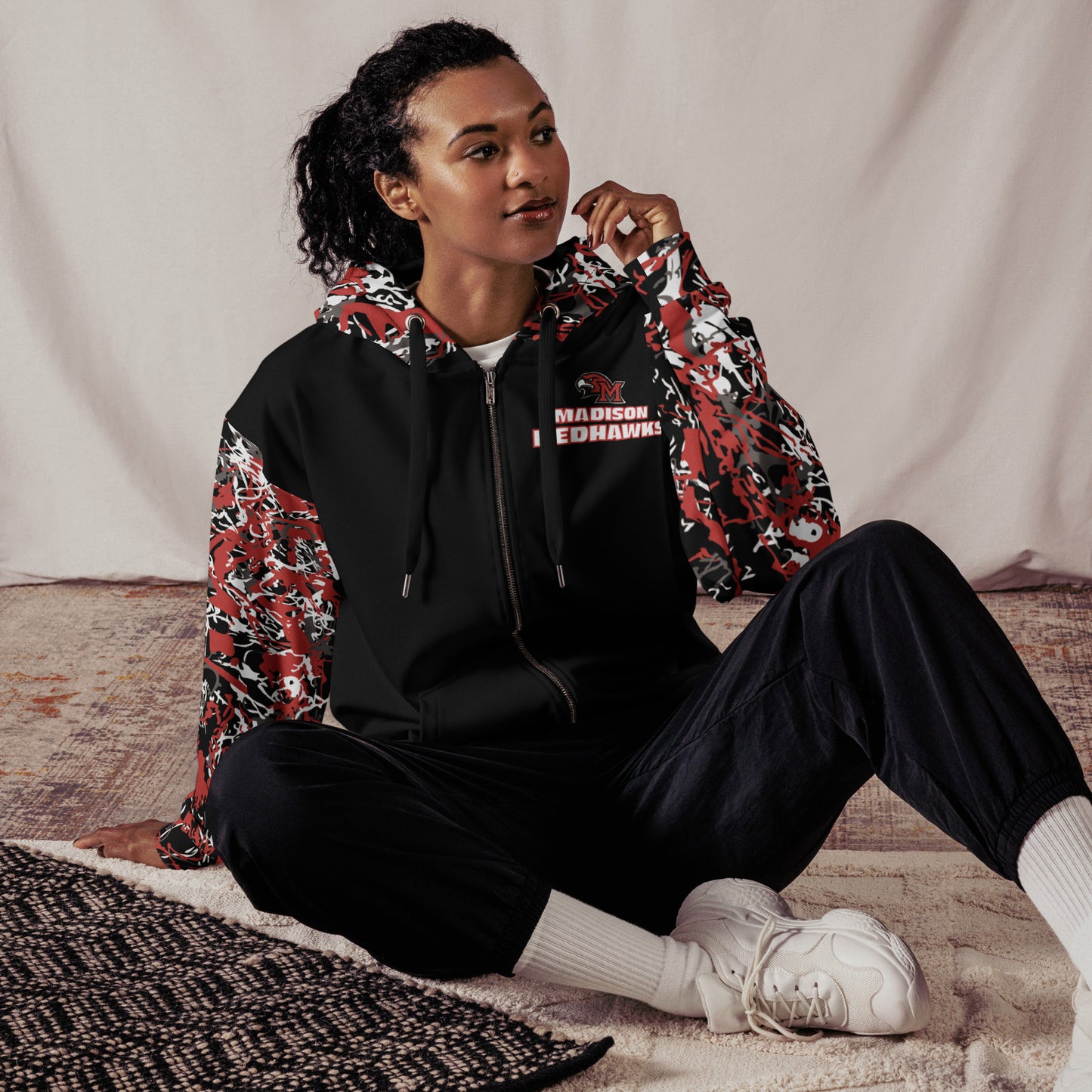 Redhawks Unisex zip hoodie