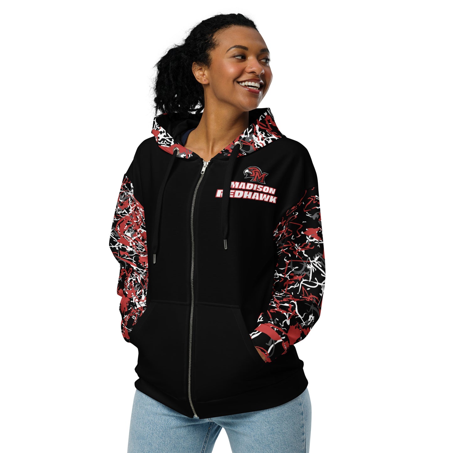 Redhawks Unisex zip hoodie