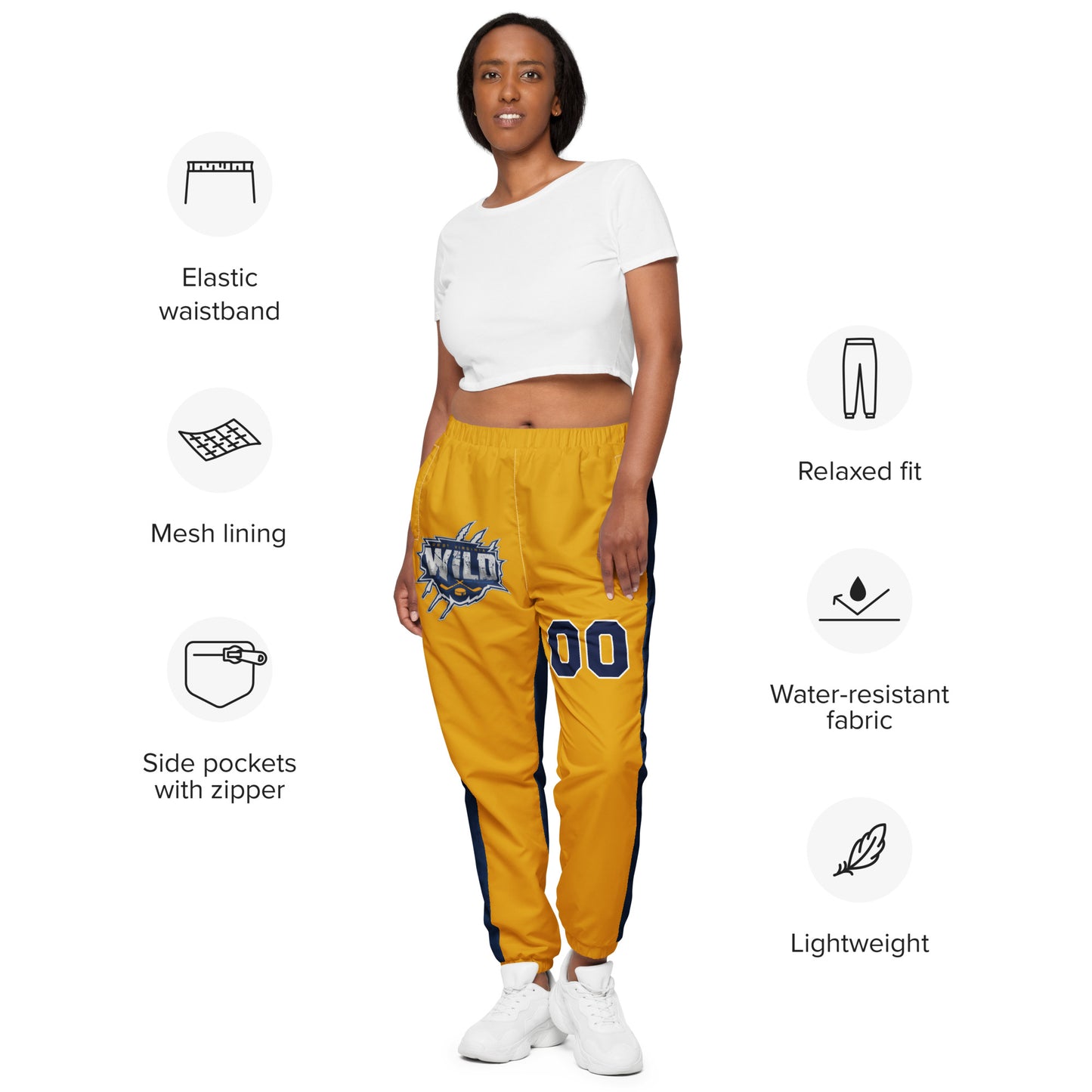 WV Wild Unisex all-over print track pants