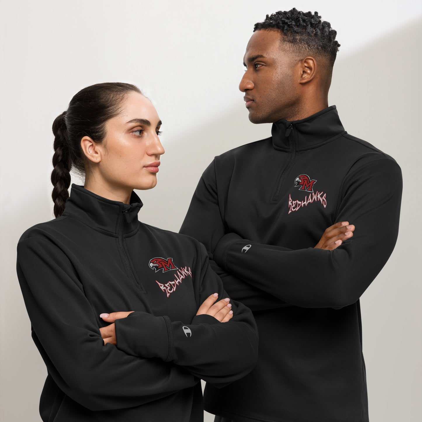 Redhawks Quarter zip pullover