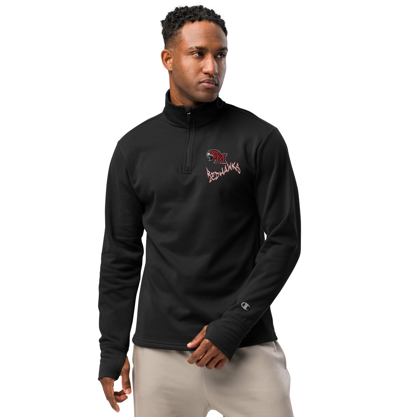 Redhawks Quarter zip pullover