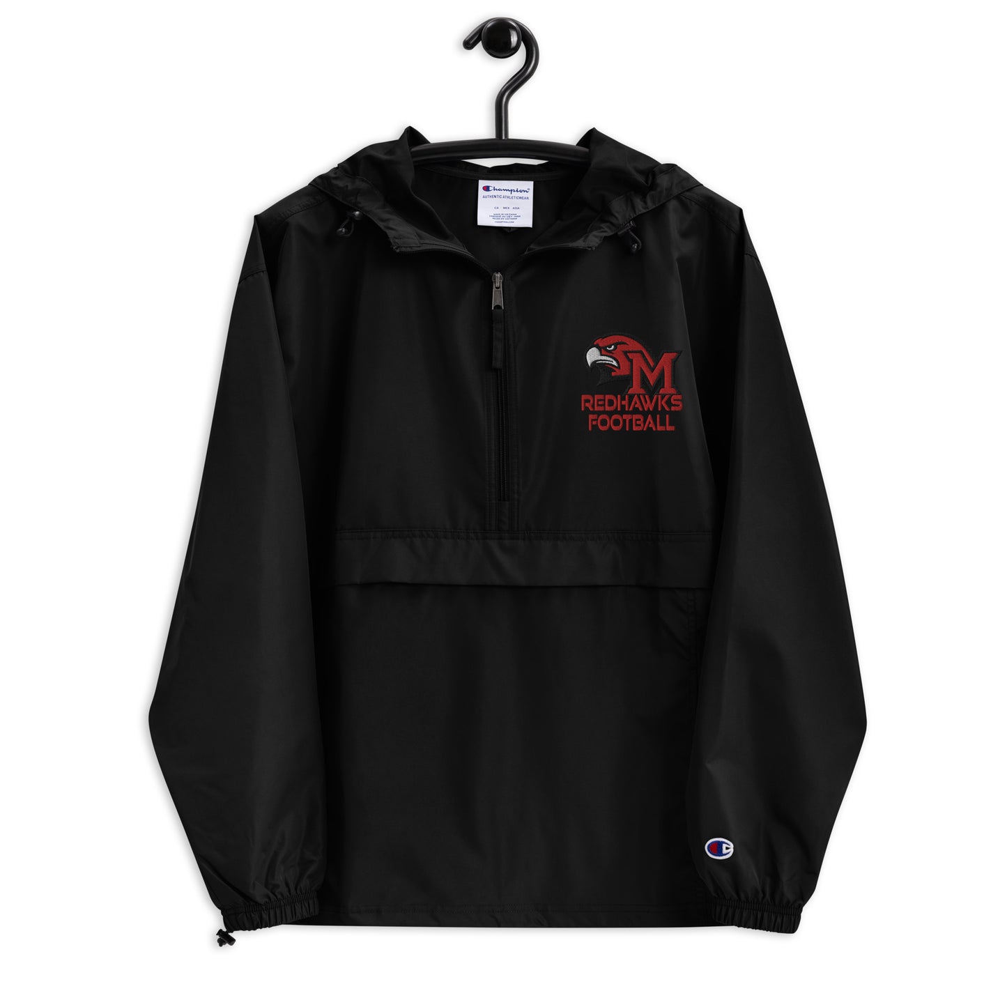 Redhawks Embroidered Champion Packable Jacket
