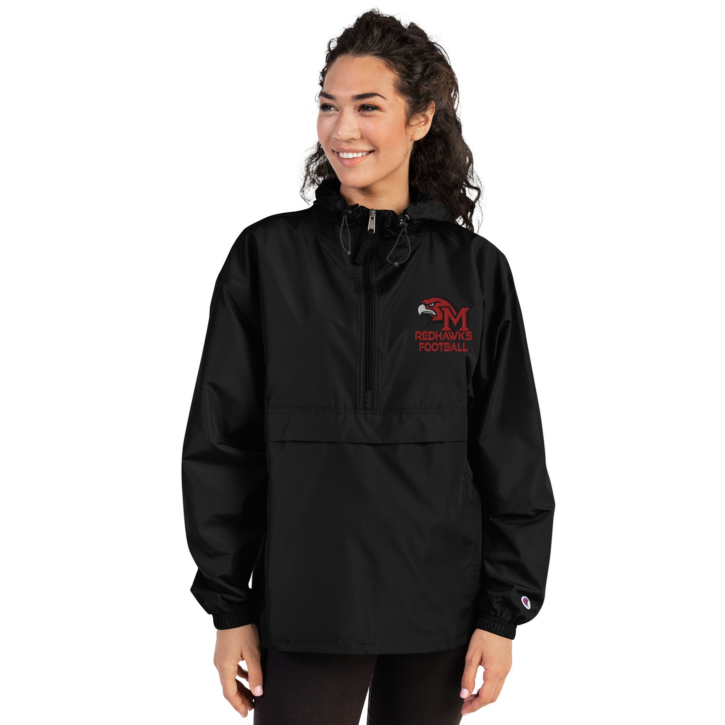 Redhawks Embroidered Champion Packable Jacket