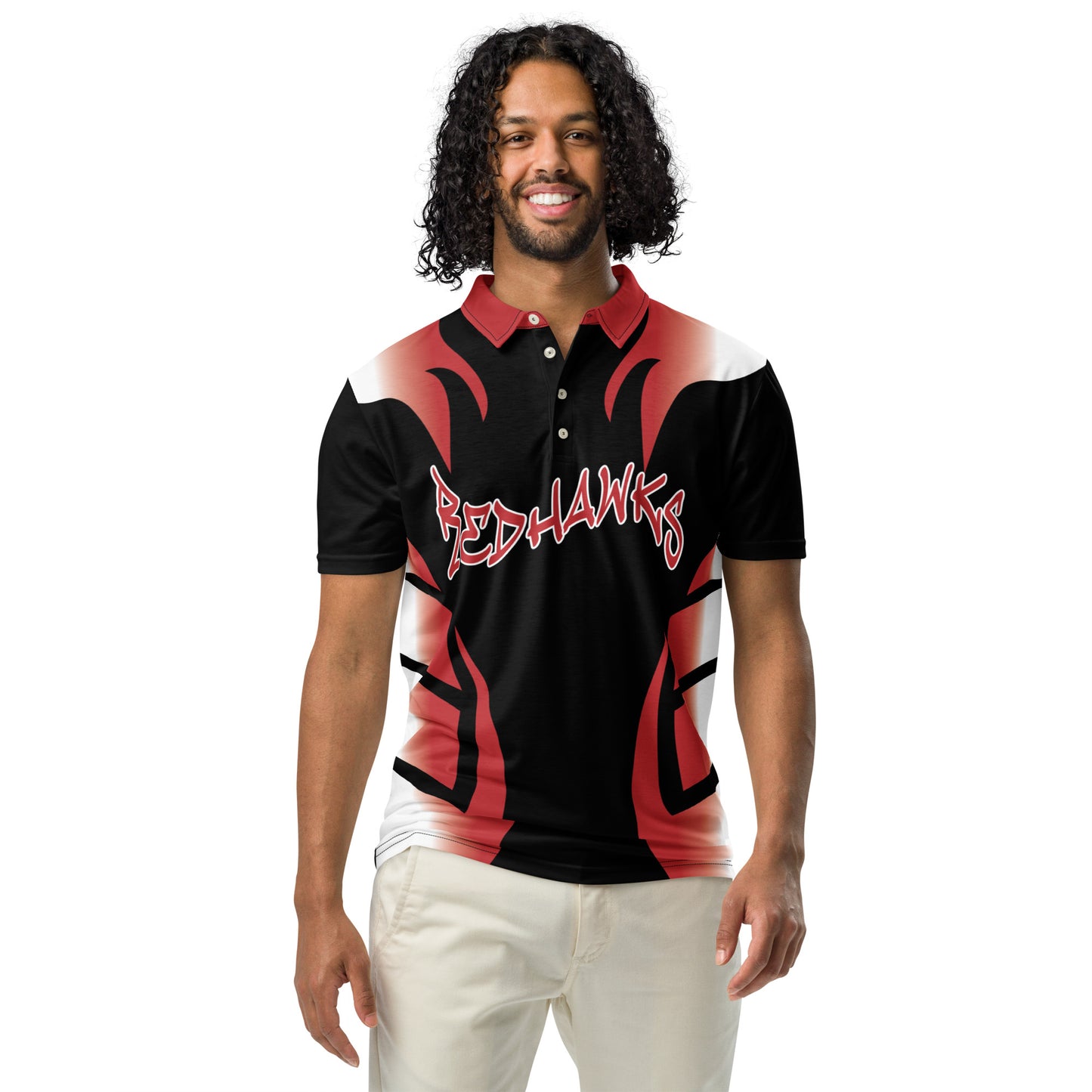 Redhawks Men’s slim fit polo