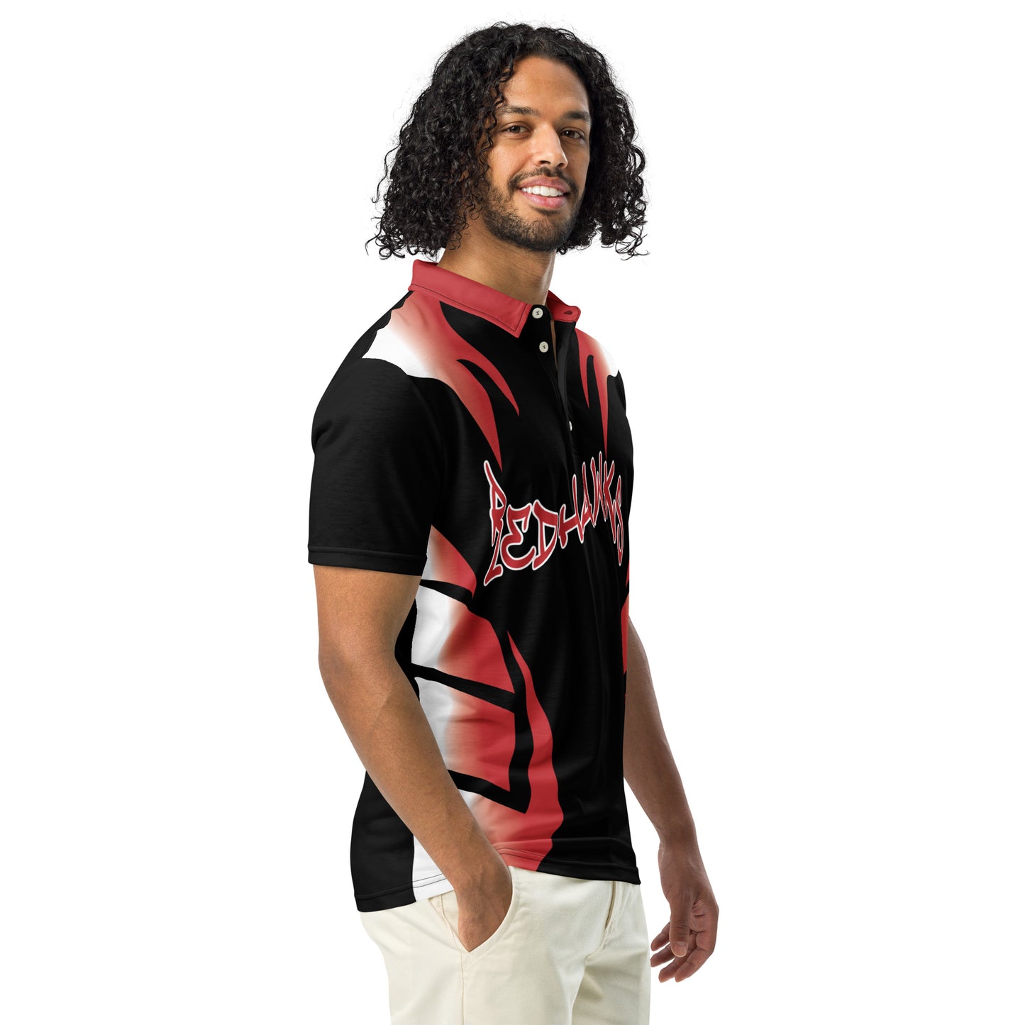 Redhawks Men’s slim fit polo
