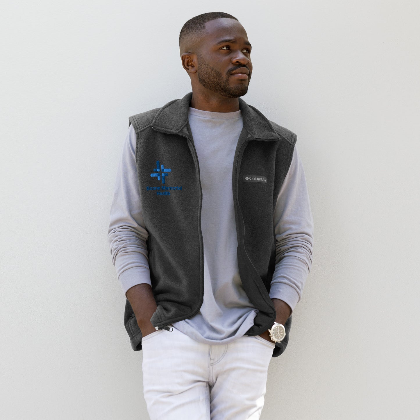 BMH Men’s Columbia fleece vest