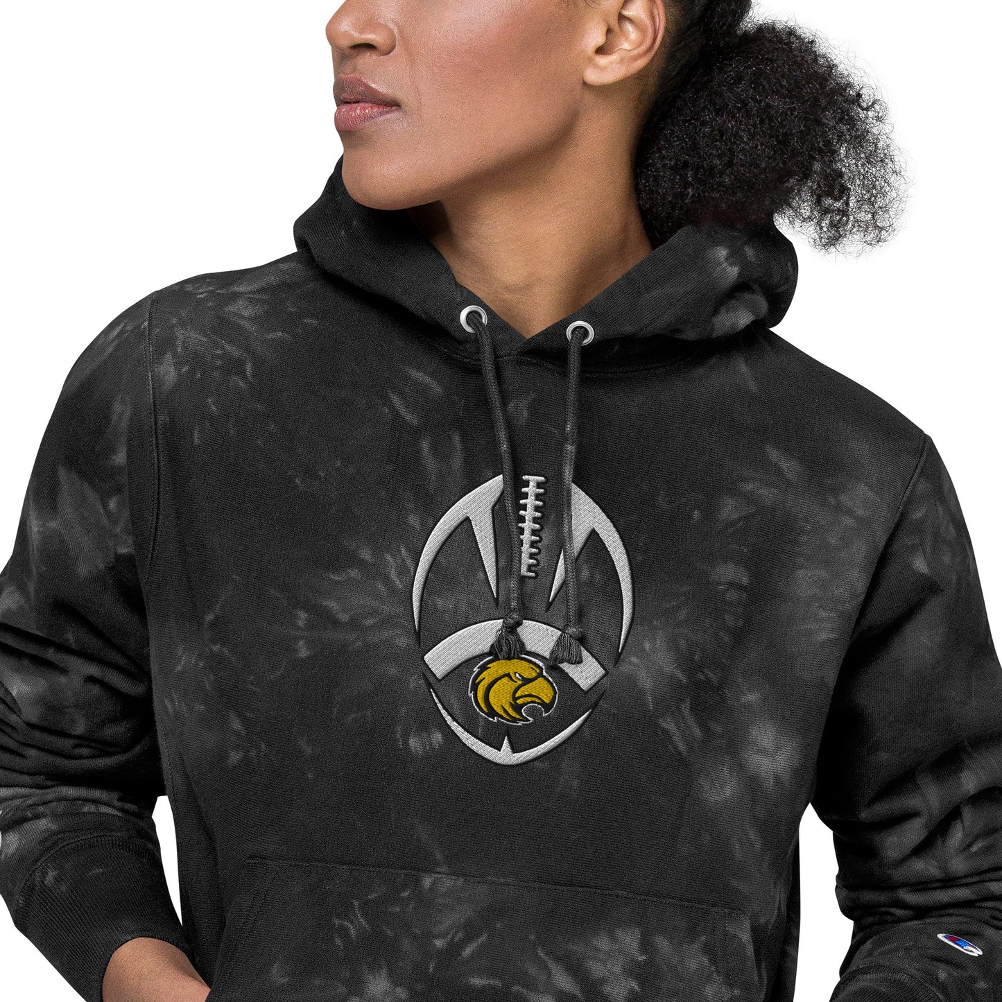 Skyhawks Champion tie-dye hoodie