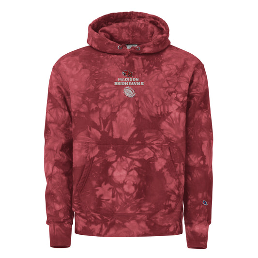 Redhawks Unisex Champion tie-dye hoodie
