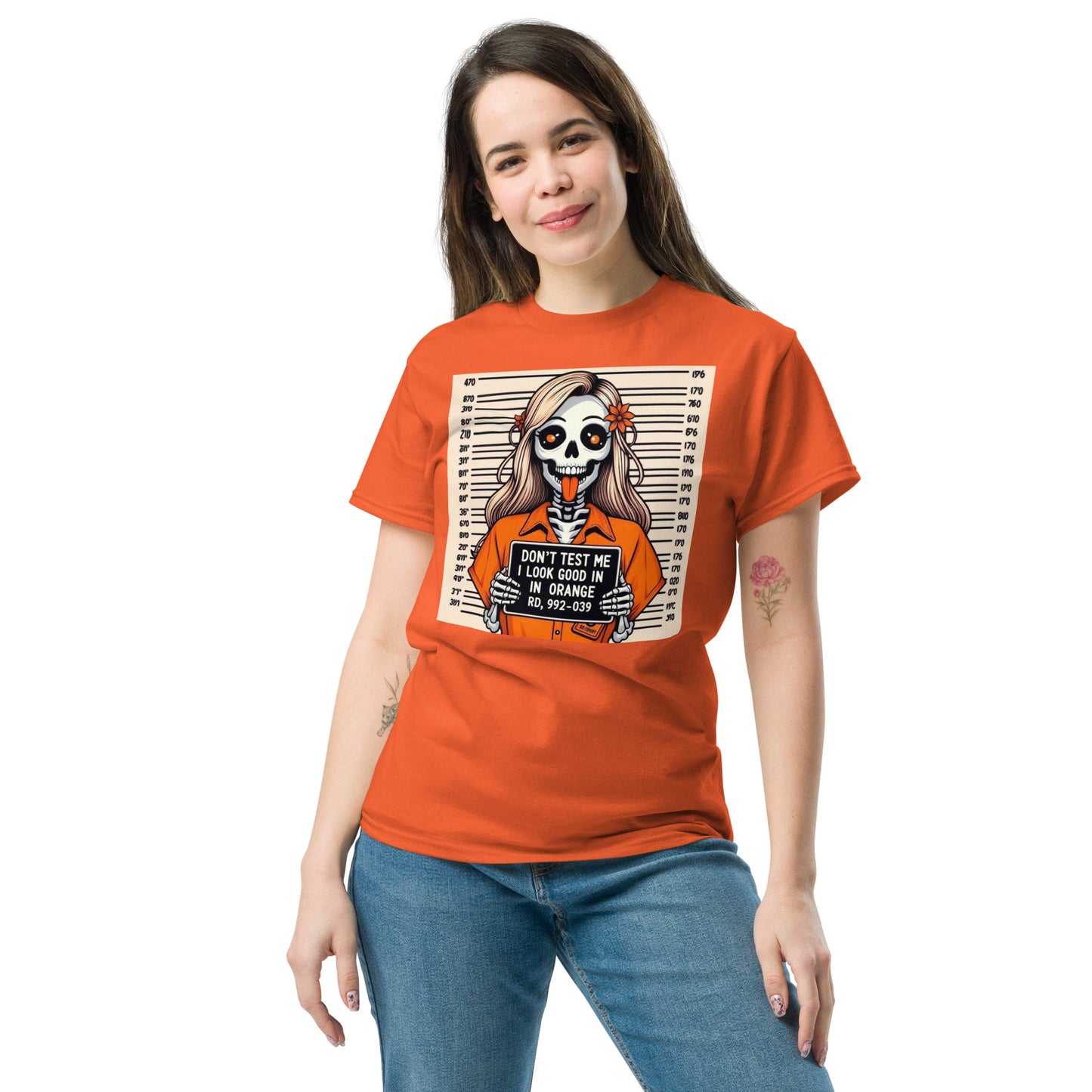 Look good in orange Unisex classic tee